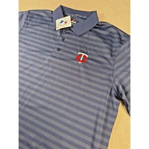 Minnesota Twins Men's MLB Dri Fit Polo by Majestic - Size XXL -New W/Tags-Navy‎